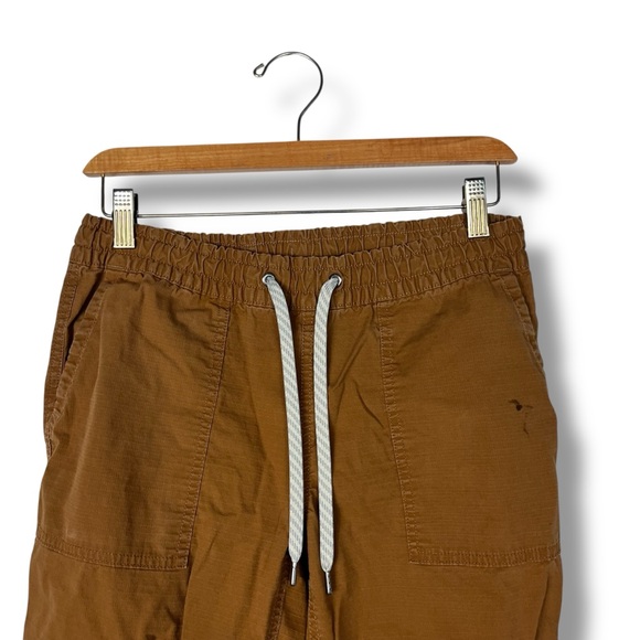 Vuori Ripstop Drawstring Pull On Pants XS Pockets Tan Brown VW450 - Picture 6 of 15